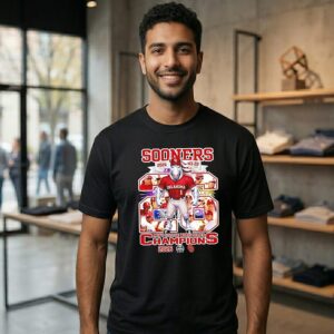 Oklahoma Sooners 2026 Mcws National Champions Mascot T-Shirt