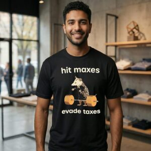 Opossum Hit Maxes Evade Taxes T-Shirt