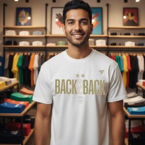 Paris Saint-Germain Back To Back Stars 2025-2026 Champions League Final T-Shirt