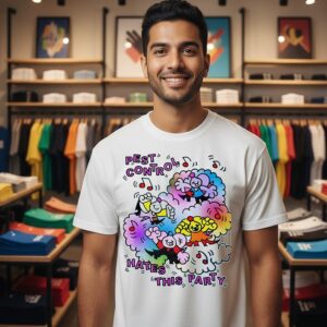 Pest Control Hates This Party Graphic T-Shirt