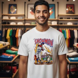 Philadelphia Phillies Showman Baseball Fire T-Shirt