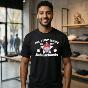 Phillies Kyle Schwarber I’m Just Here For The Schwarbombs T-Shirt