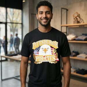 Pittsburgh Pirates Celebrating America’s 250th National League Eagle T-Shirt