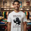 Raven Middle Finger Some People Just Drain The Fucking Nice Right Out Of You T-Shirt