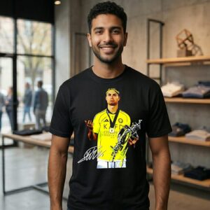 Ronaldo 2025-26 Saudi Pro League Champions Signature Trophy Moment T-Shirt