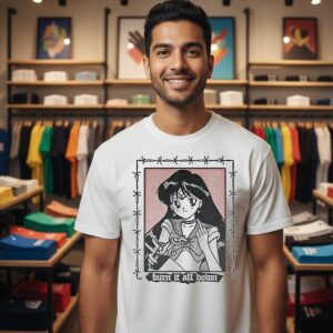 Sailor Moon Middle Finger Burn It All Down T-Shirt