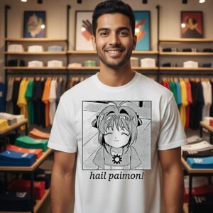 Sakura Kinomoto Hail Paimon T-Shirt