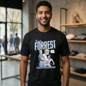 Sam Forrest Unc Women’s Lacrosse Player Collage Graphic T-Shirt