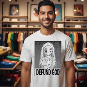 Seira Mimori Defund God T-Shirt
