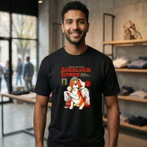 Sherlock Bones A Dogtective Story And The Mytery On Barker Street T-Shirt