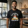 Skeleton Baker Kneading Peace Graphic T-Shirt