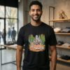 Skeleton Deer Hunting Graphic T-Shirt