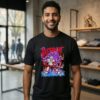 Skeleton Detroit Red Wings Hockey Octopus Graphic T-Shirt