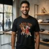 Skeleton Kansas City Chiefs Rugby Combatant Graphic T-Shirt