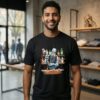 Skeleton Master Mixologist Graphic T-Shirt