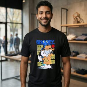 Snoopy Peanuts Detective A Private Investigator Magazine T-Shirt