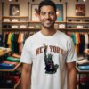 Statue Liberty Jalen Brunson New York Knicks Trophy Meme T-Shirt