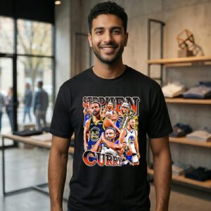 Stephen Curry Golden State Warriors Mvp Trophy T-Shirt