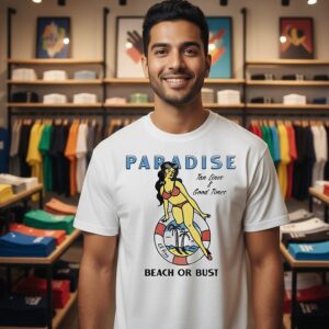 Summer Paradise Tan Lines And Good Times Beach Or Bust T-Shirt
