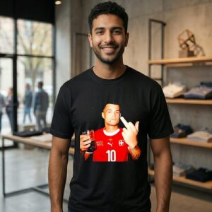 Switzerland National Football Team Players 10 Gave Me The Finger T-Shirt