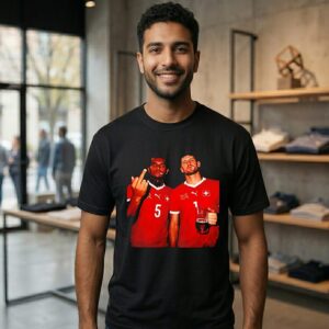 Switzerland National Football Team Players 5 And 1 Gave Me The Finger T-Shirt