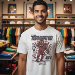The Terminator Will-Anderson Jr. Houston Texans Graphic Comic T-Shirt