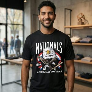 Washington Nationals America’s Pastime 250th Celebration Bald Eagle T-Shirt