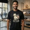 Westie Dog 250 Years 1776 2026 American Flag Patriotic T-Shirt