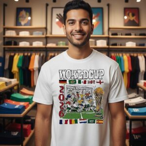 World Cup 2026 10 Team Caricature T-Shirt