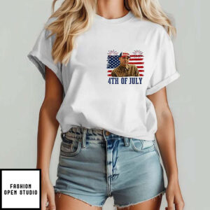 Charlie Hunnam Ed Gein I’m Going Drinking Yes I Am 4th Of July Funny Patriotic Movie Quote America Flag Party T-Shirt