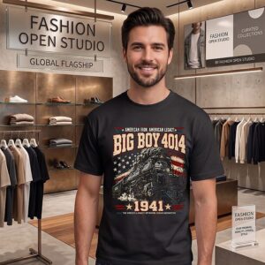 Big Boy 4014 Train USA 250th Anniversary T-Shirt