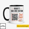 Custom Dad Jokes Loading Qr Code Mug
