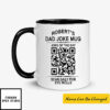 Dad Joke Qr Code Interactive Dad Jokes Mug
