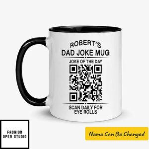 Dad Joke Qr Code Interactive Dad Jokes Mug