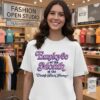 Employee Of The Month At The Dumb Bitch Factory Text T-Shirt