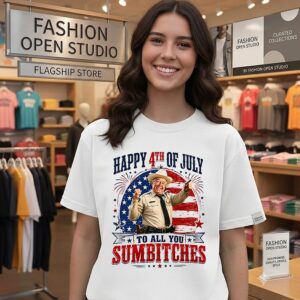 Happy 4th Of July To All You Sumbitches Sheriff Buford T. Justice T-Shirt