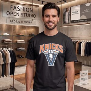 Knicks In 5 V Logo Championship T-Shirt