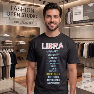 Libra September T-Shirt Zodiac Libra T-Shirt