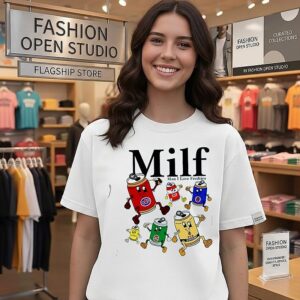 Milf Man I Love Frothies Tcd Beer Funny T-Shirt