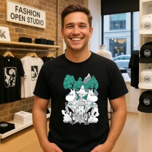 Moomin Snufkin Against The Modern World T-Shirt