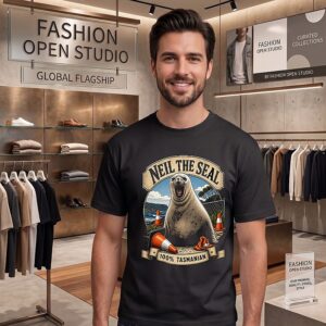 Neil The Seal 100 Tasmanian T-Shirt