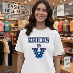 New York Knicks In V T-Shirt