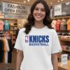 Rachel Green Wearing Knicks Basketball Sweatshirt