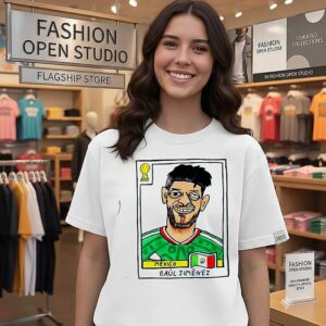 Raul Jimenez Mexico National Team El Tri Card T-Shirt