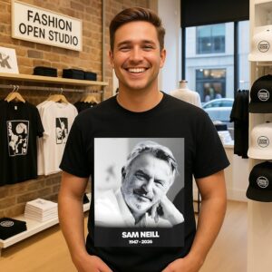Rest In Peace To A True Screen Legend Sam Neill 1947-2026 T-Shirt