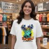 Sairu One Crowd One Flow Deer Floral T-Shirt