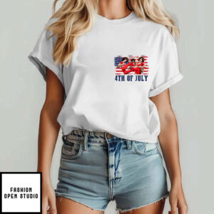 Sally O’malley I Like To Kick Stretch And Kick 4th Of July T-Shirt