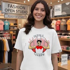 The Time Is Curnow Carlton Football Club T-Shirt
