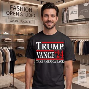 Trump Vance 2024 Take America Back T-Shirt Donald Trump And J.d. Vance