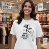 Where Were You When I Was Down Pin-Up Girl Skull Gin T-Shirt